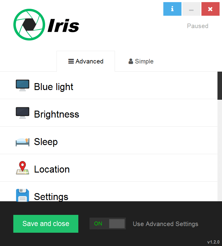 iris pro filter
