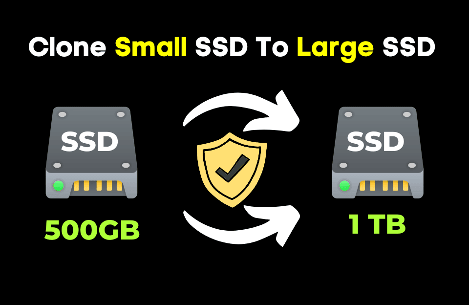 how to clone ssd to larger ssd