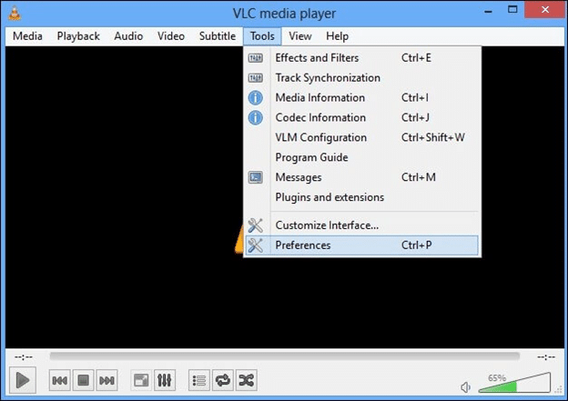 Increase Cache Values in VLC 1