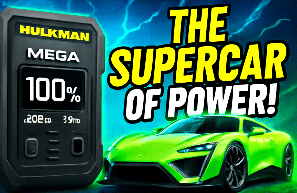 Hulkman Mega the Supercar of Portable Power Station