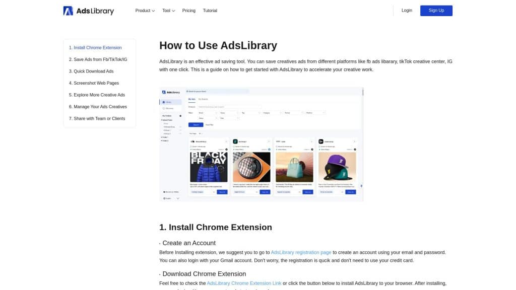 Step-by-Step Guide to Using AdsLibrary