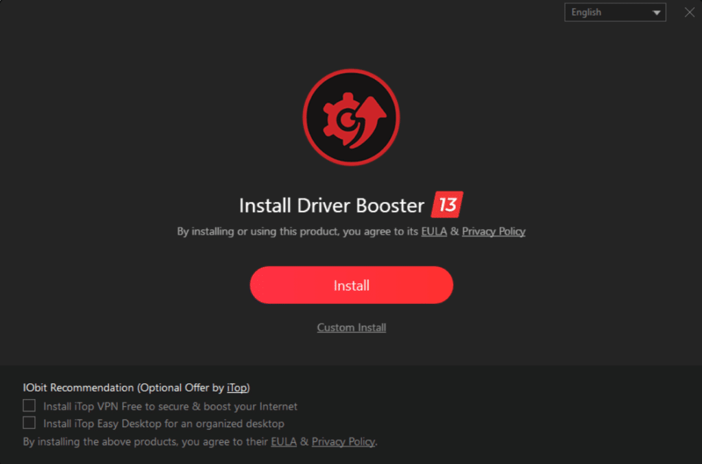 install driver booster 13