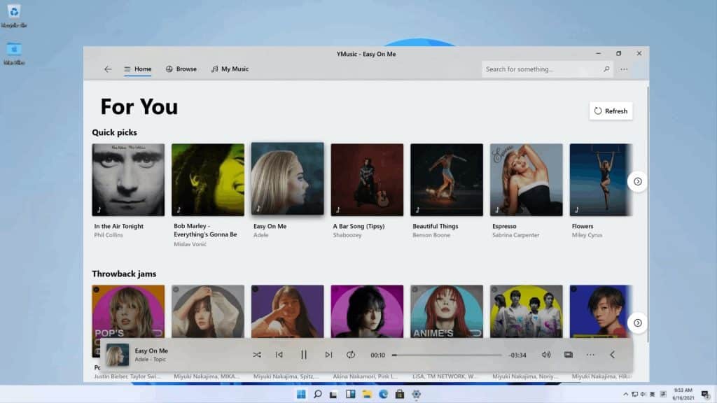 youtube music for desktop